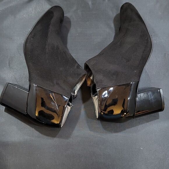 LIFE STRIDE BLOCK HEEL ALMOND TOE ZIP CLOSURE BOOTIE - Picture 13 of 15